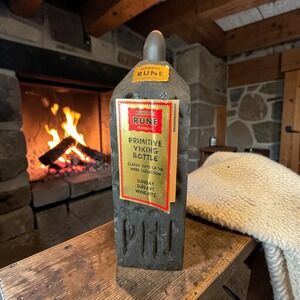 von Stiehl Winery Authentic Rune Primitive Viking Bottle Sunday Charred Wood